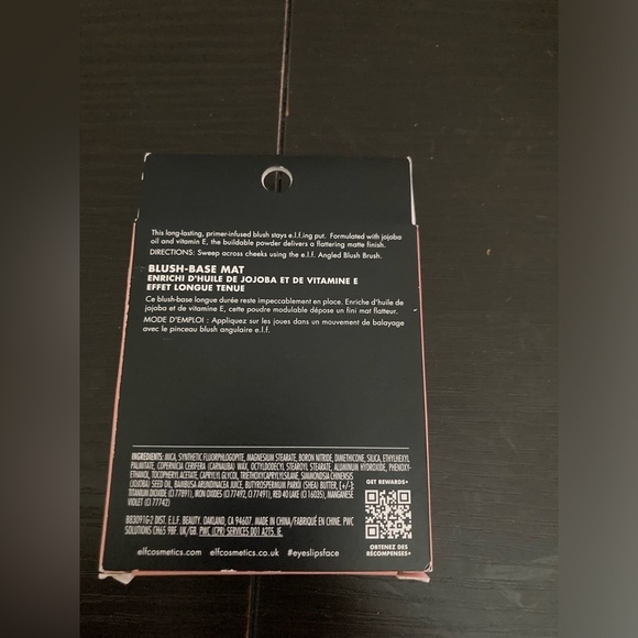 Elf Primer-Infused Matte Blush - 0.35 oz in always cheeky. Infused with Vit E - Picture 6 of 6